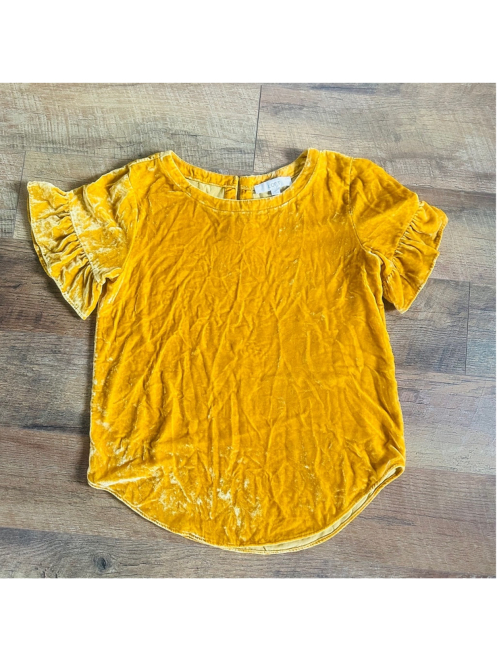 Women's LOFT Top Size S Yellow Summer